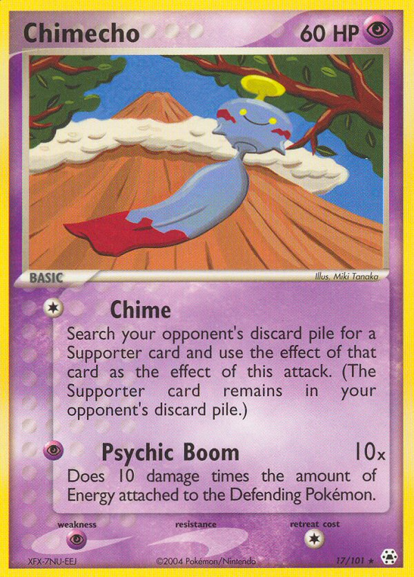 Chimecho (17/101) [EX: Hidden Legends] | Good Games Morley