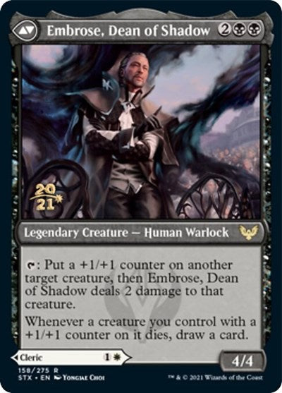 Shaile, Dean of Radiance // Embrose, Dean of Shadow [Strixhaven: School of Mages Prerelease Promos] | Good Games Morley