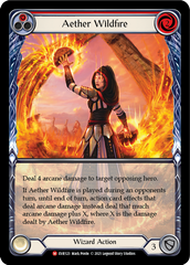 Aether Wildfire [EVR123] (Everfest)  1st Edition Extended Art Rainbow Foil | Good Games Morley