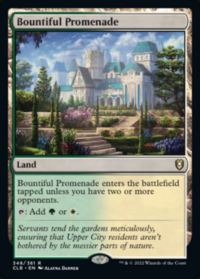 Bountiful Promenade [Commander Legends: Battle for Baldur's Gate] | Good Games Morley
