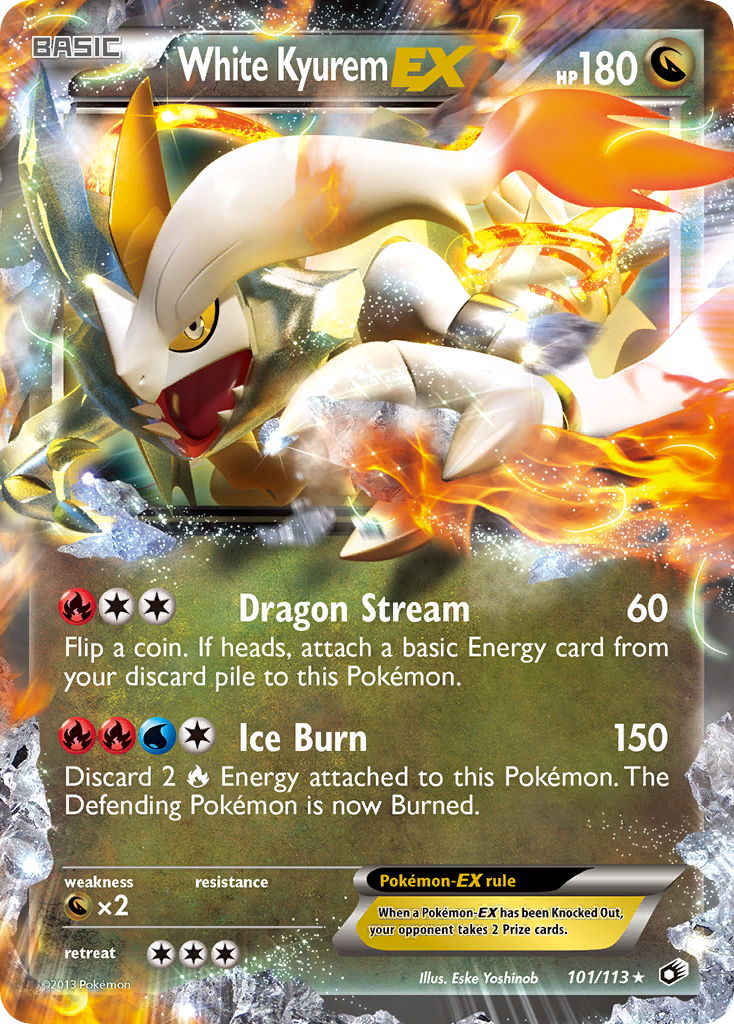 White Kyurem EX (101/113) [Black & White: Legendary Treasures] | Good Games Morley