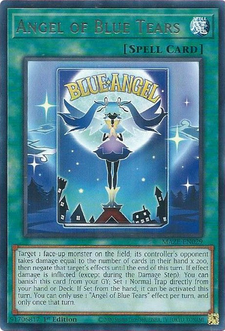 Angel of Blue Tears [MAZE-EN029] Rare | Good Games Morley