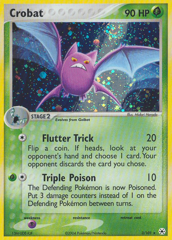 Crobat (3/101) [EX: Hidden Legends] | Good Games Morley