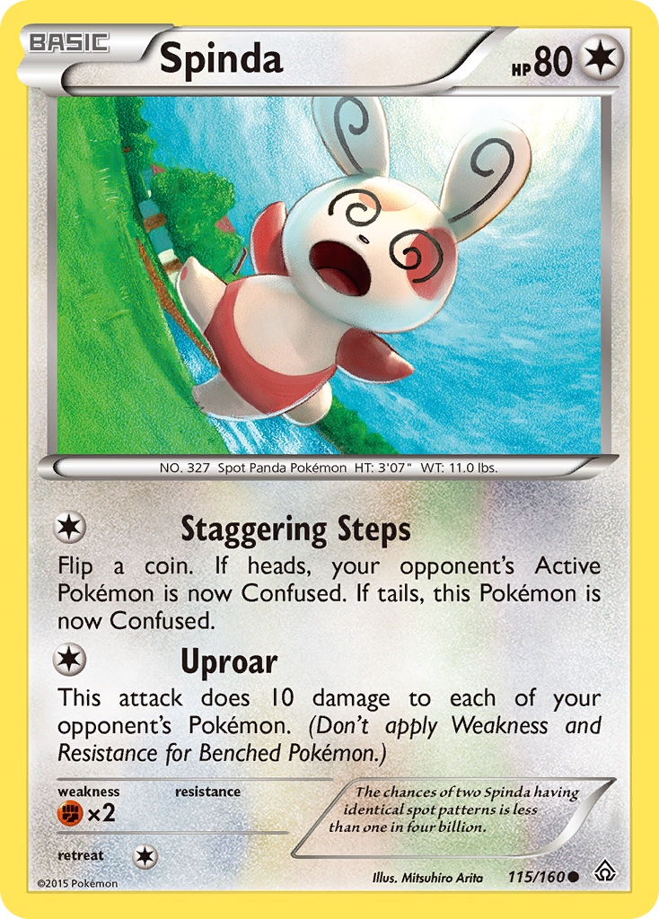 Spinda (115/160) [XY: Primal Clash] | Good Games Morley