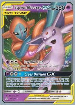 Espeon & Deoxys GX (72/236) (Perfection - Henry Brand) [World Championships 2019] | Good Games Morley