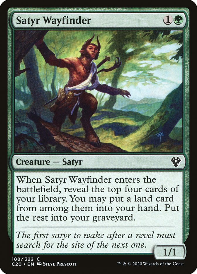 Satyr Wayfinder [Commander 2020] | Good Games Morley