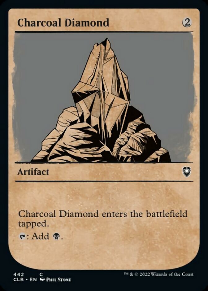 Charcoal Diamond (Showcase) [Commander Legends: Battle for Baldur's Gate] | Good Games Morley