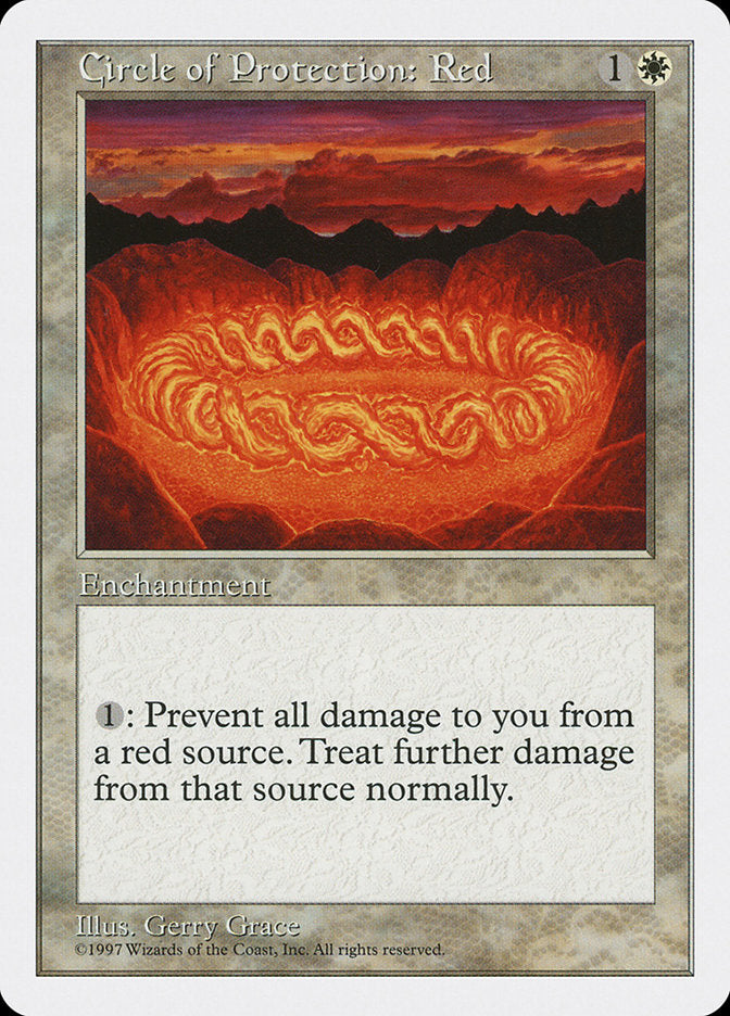 Circle of Protection: Red [Fifth Edition] | Good Games Morley