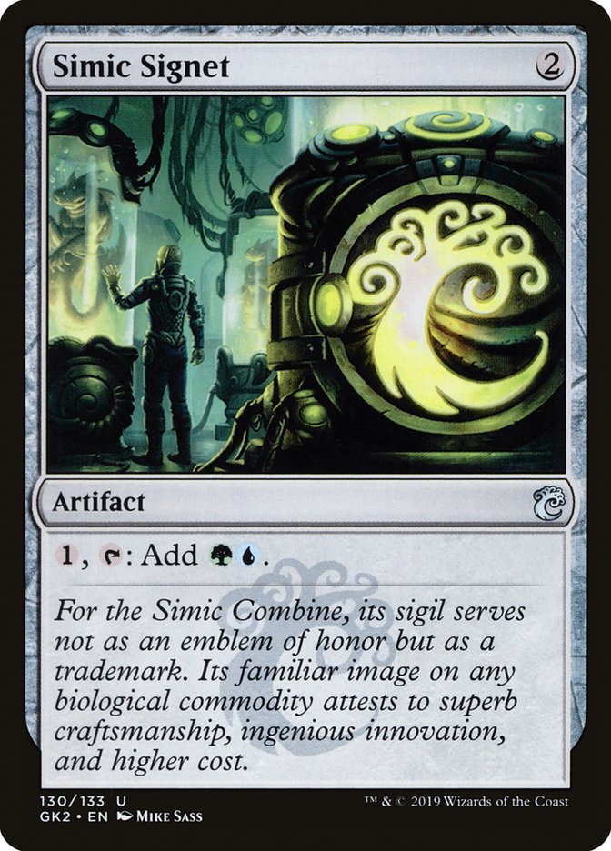 Simic Signet [Ravnica Allegiance Guild Kit] | Good Games Morley