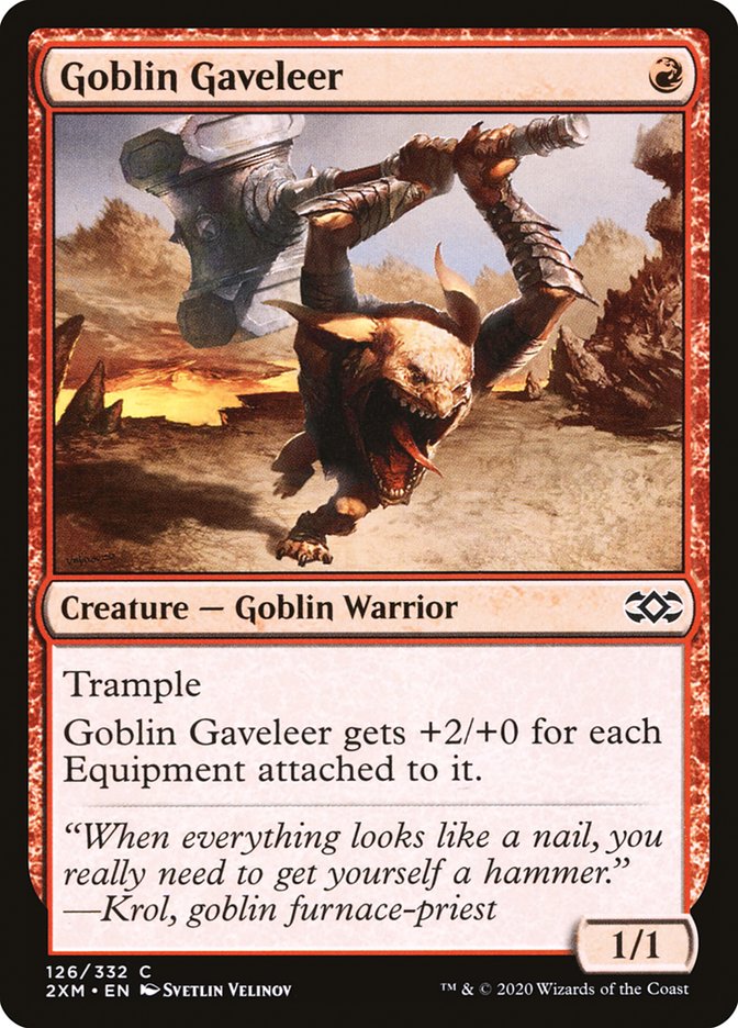 Goblin Gaveleer [Double Masters] | Good Games Morley