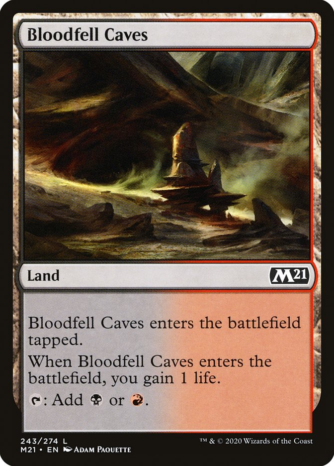 Bloodfell Caves [Core Set 2021] | Good Games Morley