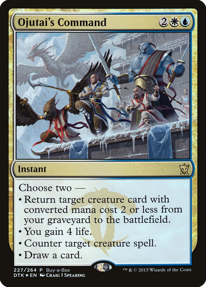 Ojutai's Command (Buy-A-Box) [Dragons of Tarkir Promos] | Good Games Morley