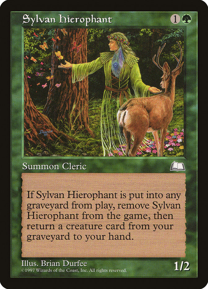 Sylvan Hierophant [Weatherlight] | Good Games Morley