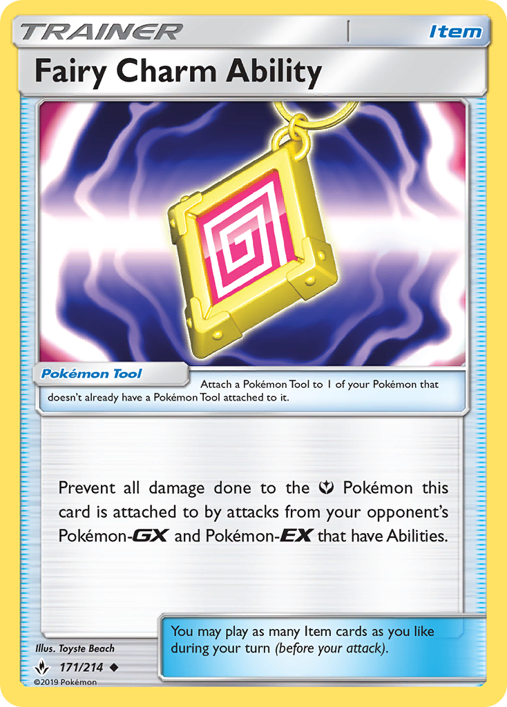Fairy Charm Ability (171/214) [Sun & Moon: Unbroken Bonds] | Good Games Morley