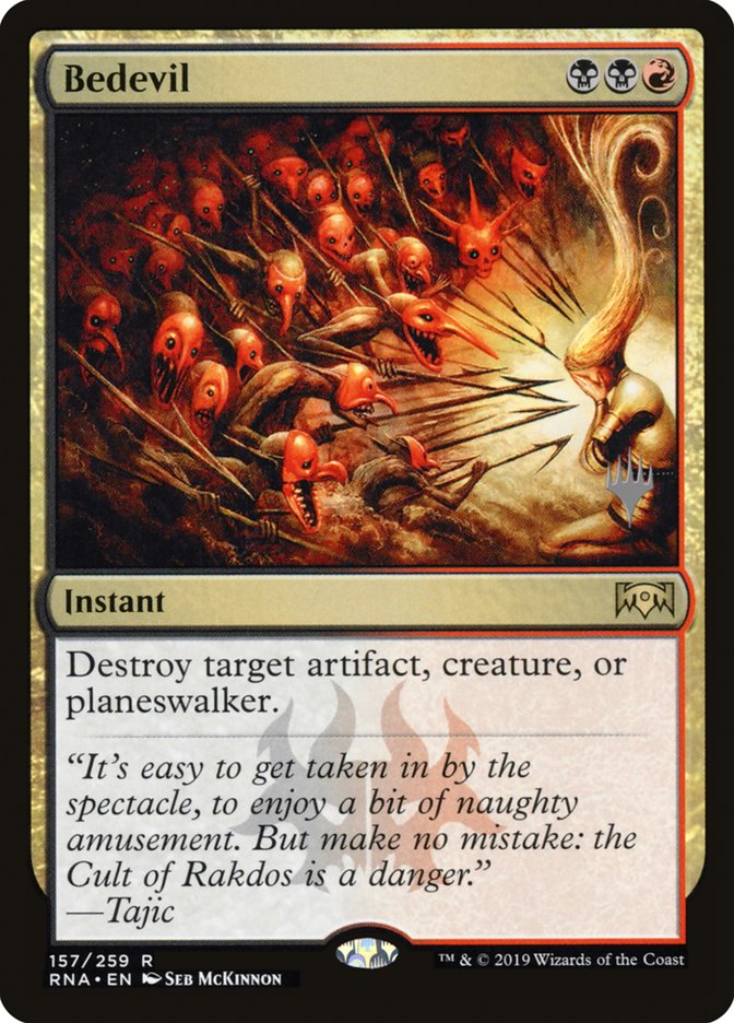 Bedevil (Promo Pack) [Ravnica Allegiance Promos] | Good Games Morley