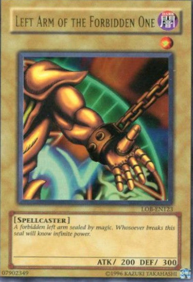 Left Arm of the Forbidden One [LOB-EN123] Ultra Rare | Good Games Morley