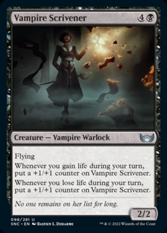 Vampire Scrivener [Streets of New Capenna] | Good Games Morley