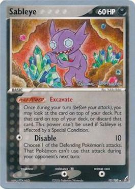 Sableye (10/100) (Intimidation - Tristan Robinson) [World Championships 2008] | Good Games Morley