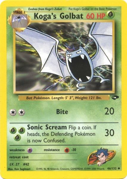 Koga's Golbat (46/132) [Gym Challenge Unlimited] | Good Games Morley