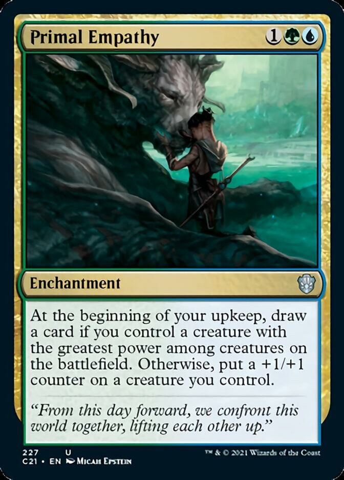 Primal Empathy [Commander 2021] | Good Games Morley
