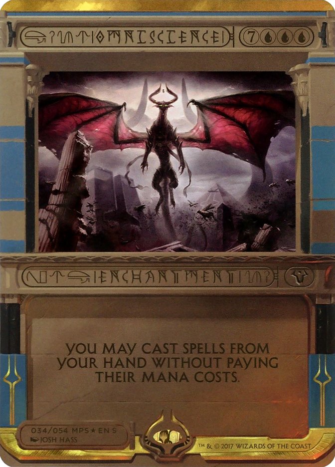 Omniscience (Invocation) [Amonkhet Invocations] | Good Games Morley