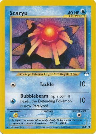 Staryu (56/64) [Neo Revelation Unlimited] | Good Games Morley