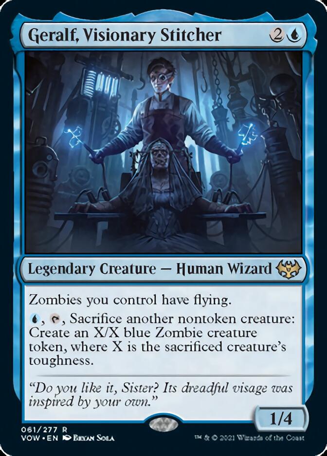Geralf, Visionary Stitcher [Innistrad: Crimson Vow] | Good Games Morley
