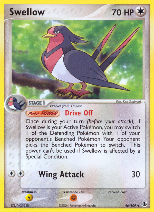 Swellow (46/109) [EX: Battle Stadium] | Good Games Morley