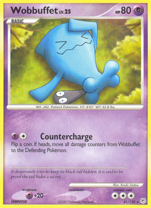 Wobbuffet (41/130) [Diamond & Pearl: Base Set] | Good Games Morley