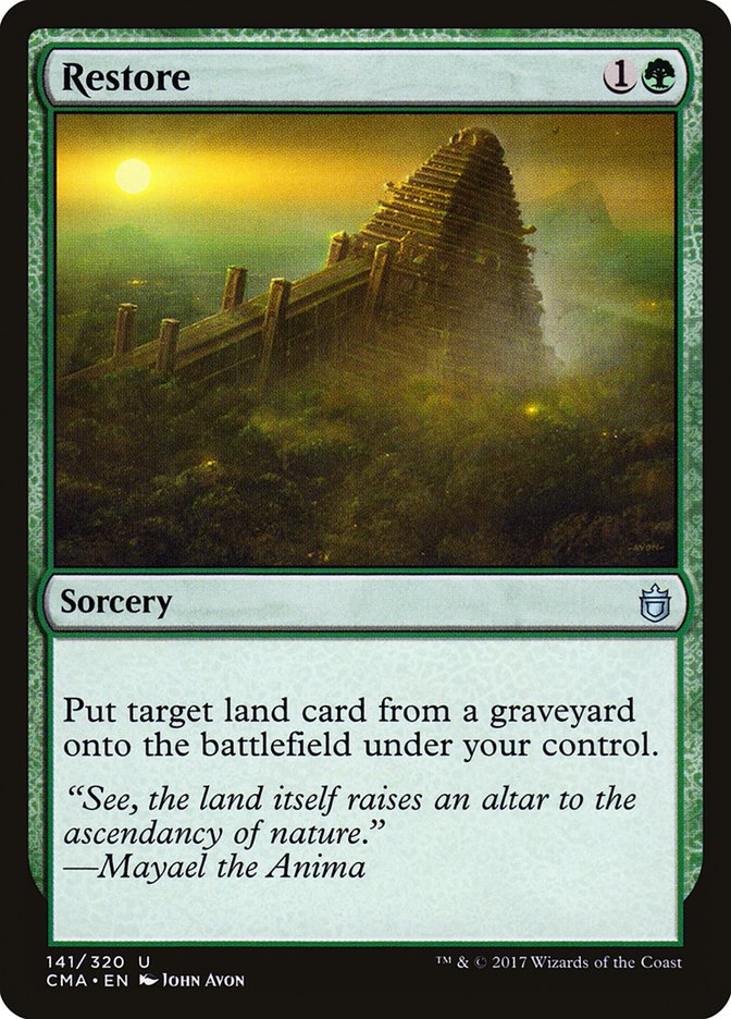 Restore [Commander Anthology] | Good Games Morley