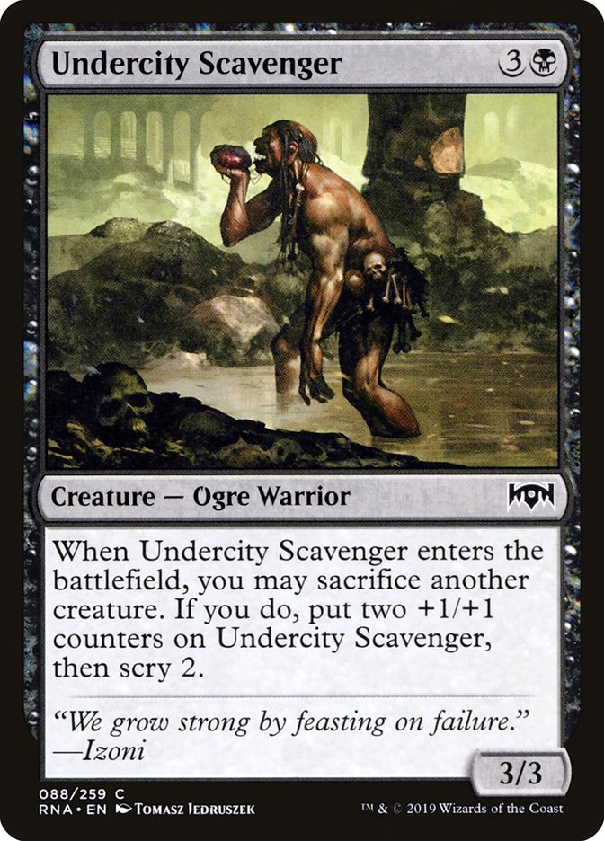 Undercity Scavenger [Ravnica Allegiance] | Good Games Morley