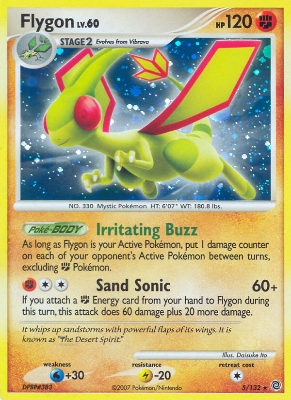 Flygon (5/132) [Diamond & Pearl: Secret Wonders] | Good Games Morley