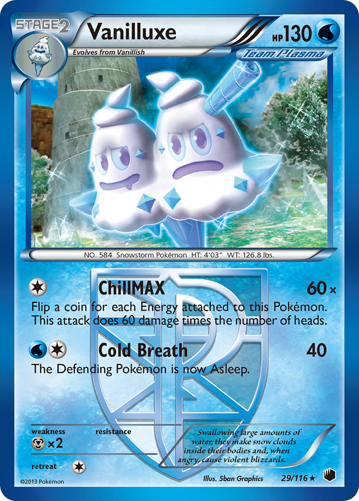 Vanilluxe (29/116) [Black & White: Plasma Freeze] | Good Games Morley