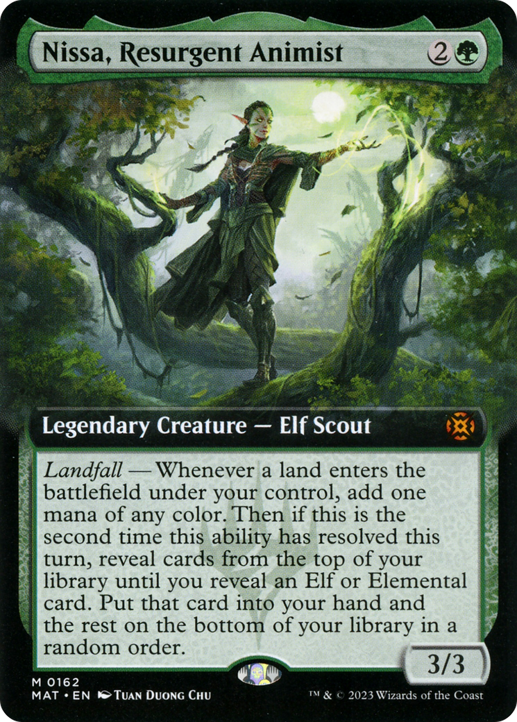 Nissa, Resurgent Animist (Extended Art) [March of the Machine: The Aftermath] | Good Games Morley