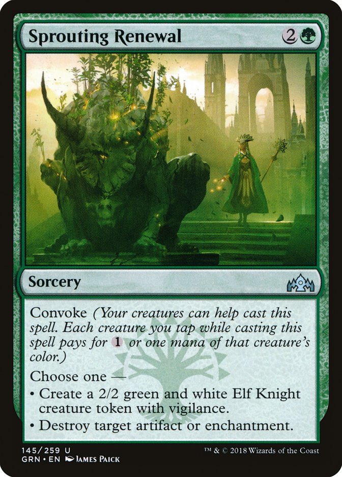 Sprouting Renewal [Guilds of Ravnica] | Good Games Morley