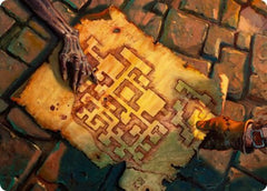 Dungeon Map Art Card [Dungeons & Dragons: Adventures in the Forgotten Realms Art Series] | Good Games Morley