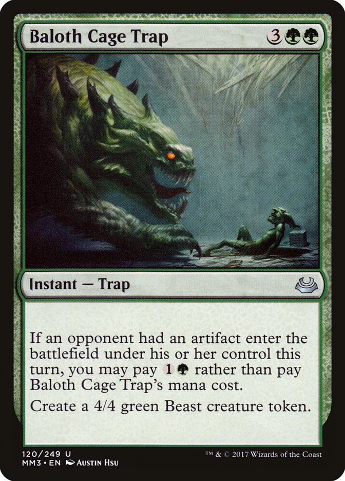 Baloth Cage Trap [Modern Masters 2017] | Good Games Morley