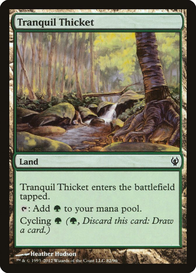 Tranquil Thicket [Duel Decks: Izzet vs. Golgari] | Good Games Morley