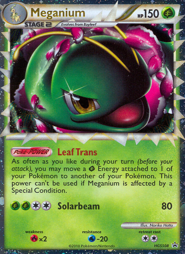 Meganium (HGSS08) [HeartGold & SoulSilver: Black Star Promos] | Good Games Morley