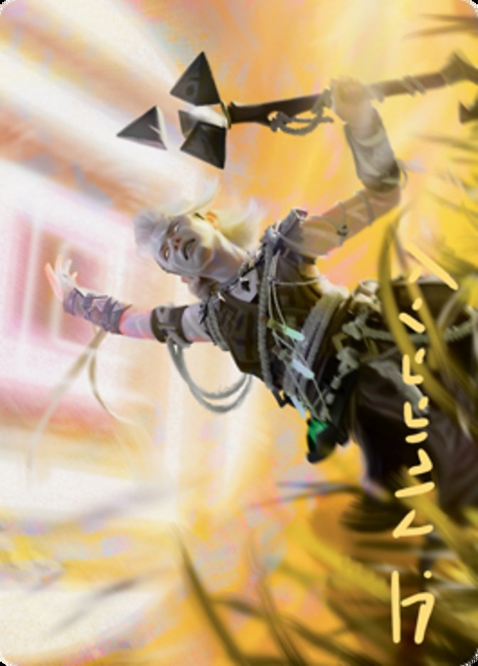 Kor Celebrant Art Card (Gold-Stamped Signature) [Zendikar Rising Art Series] | Good Games Morley