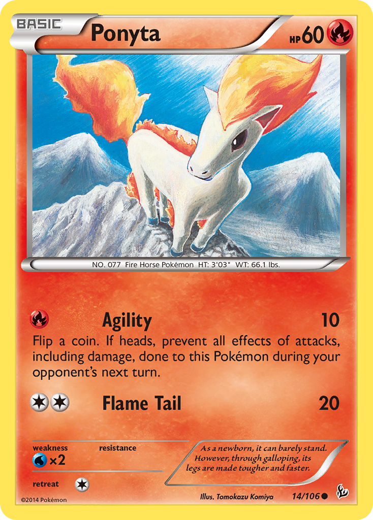 Ponyta (14/106) [XY: Flashfire] | Good Games Morley