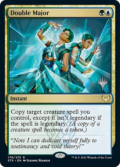 Double Major (Promo Pack) [Strixhaven: School of Mages Promos] | Good Games Morley