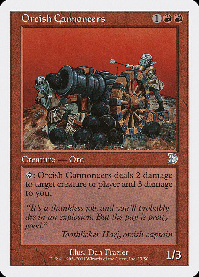 Orcish Cannoneers [Deckmasters] | Good Games Morley