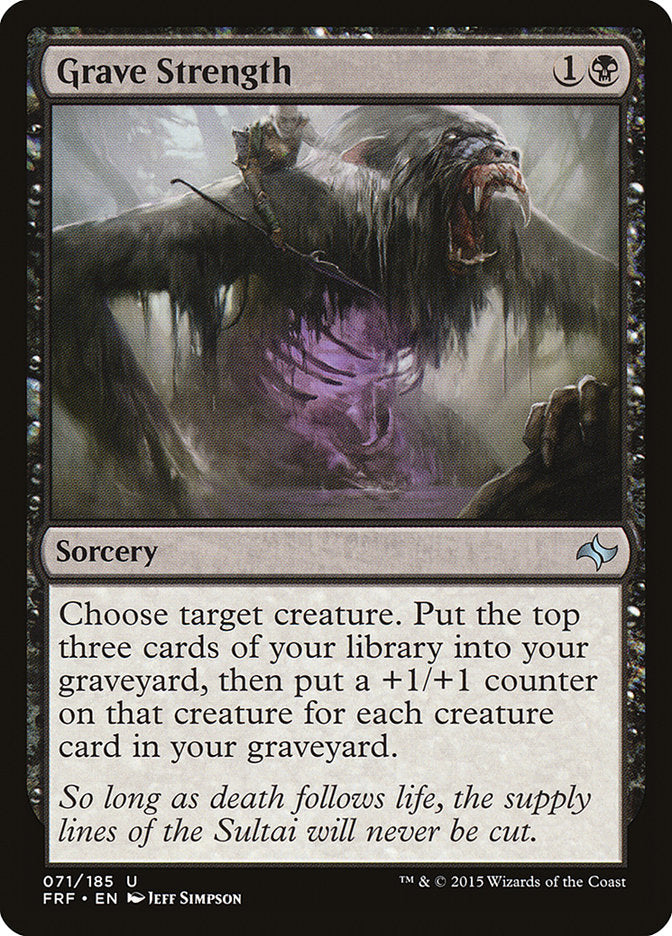 Grave Strength [Fate Reforged] | Good Games Morley