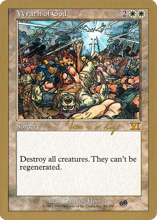 Wrath of God (Tom van de Logt) (SB) [World Championship Decks 2000] | Good Games Morley