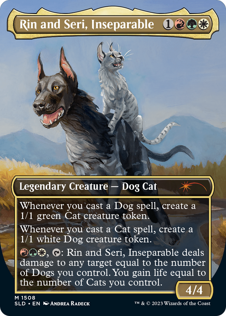 Rin and Seri, Inseparable (1508) // Rin and Seri, Inseparable [Secret Lair Commander Deck: Raining Cats and Dogs] | Good Games Morley