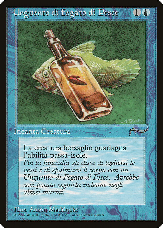 Fishliver Oil (Italian) "Unguento di Fegato di Pesce" [Rinascimento] | Good Games Morley