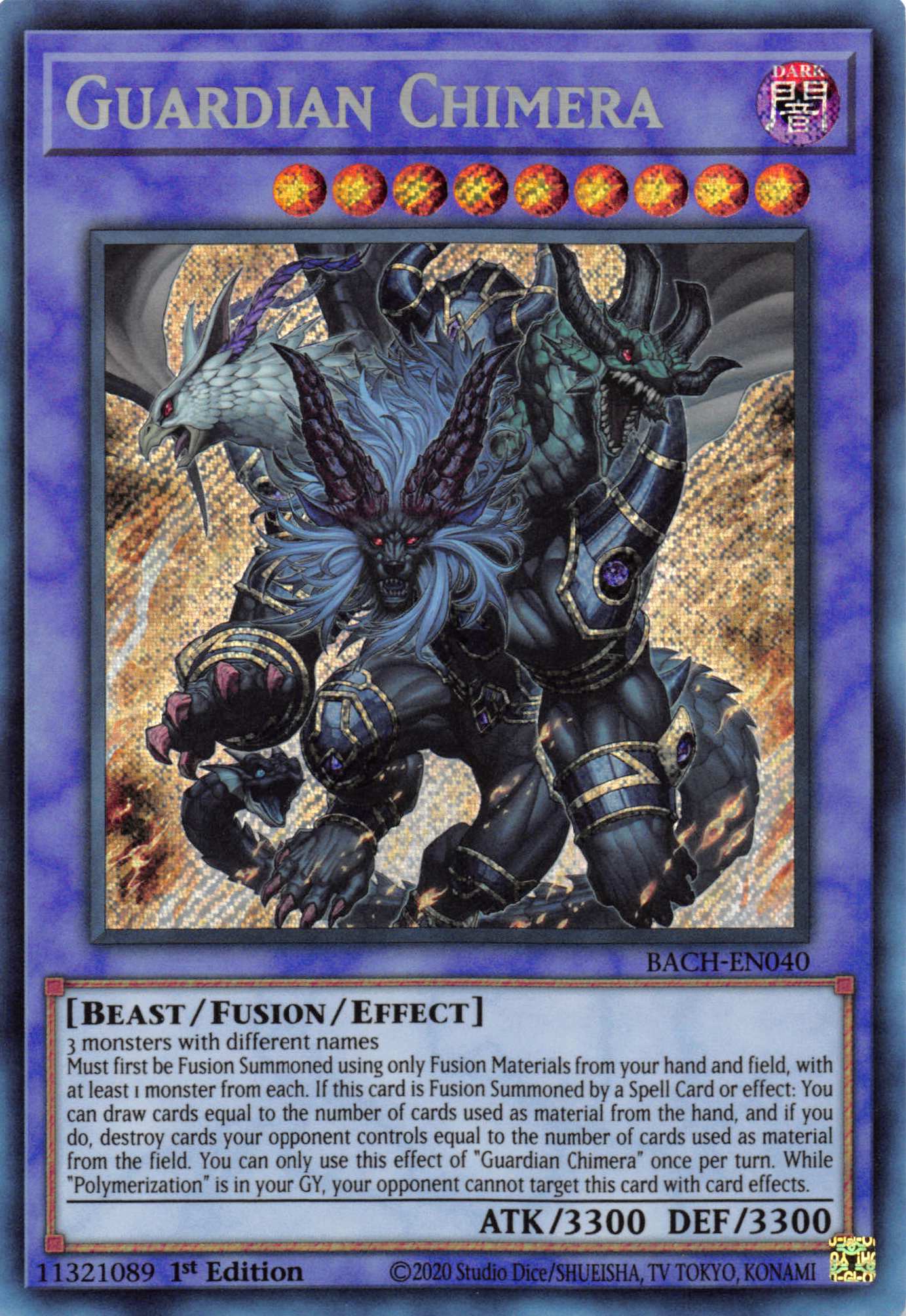 Guardian Chimera [BACH-EN040] Secret Rare | Good Games Morley