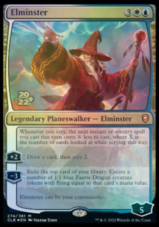 Elminster [Commander Legends: Battle for Baldur's Gate Prerelease Promos] | Good Games Morley