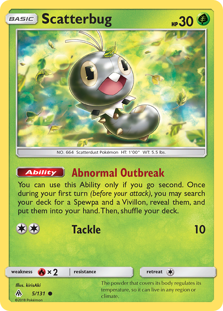 Scatterbug (5/131) [Sun & Moon: Forbidden Light] | Good Games Morley